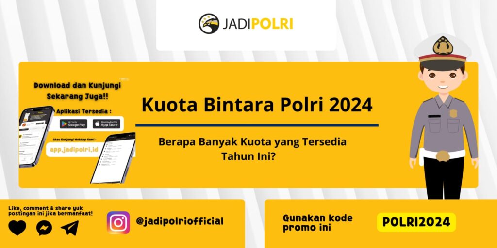 Kuota Bintara Polri 2024