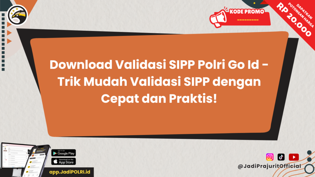 Download Validasi SIPP Polri Go Id