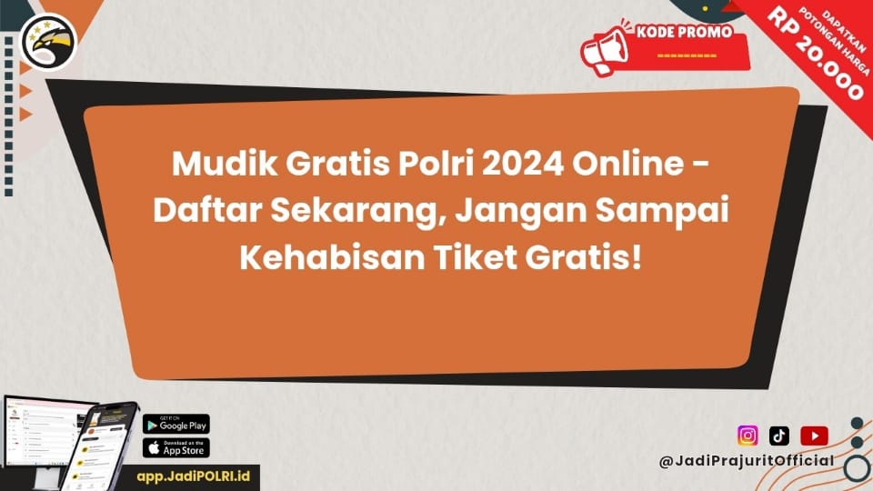 Mudik Gratis Polri 2024 Online